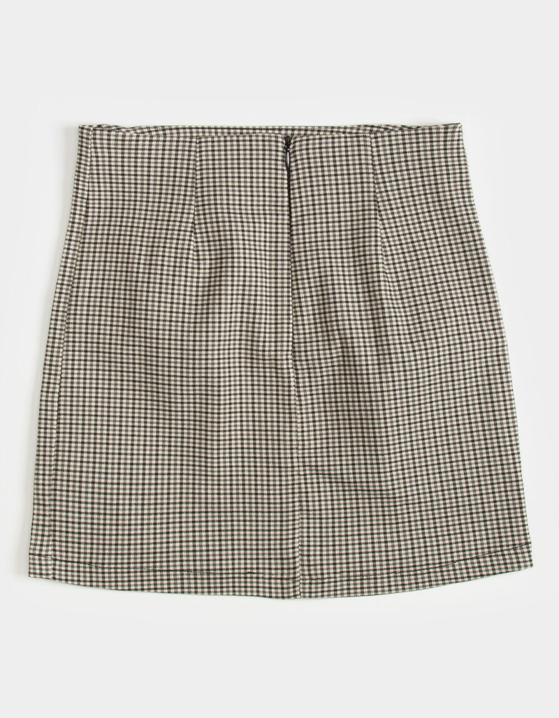 FULL TILT Plaid Slit Girls Skirt image number 1