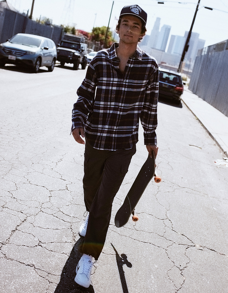 LIRA Azalea Mens Nylon Cargo Pants image number 0