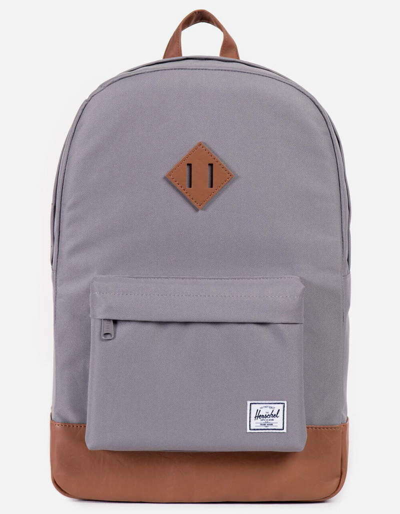 HERSCHEL SUPPLY CO. Heritage Gray & Tan Backpack image number 0