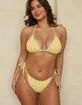 DIPPIN' DAISY'S Palm Triangle Bikini Top image number 8