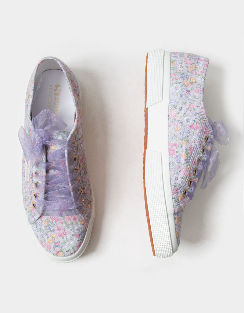 SUPERGA x LoveShackFancy Lavender Blooms Shoes image number 4