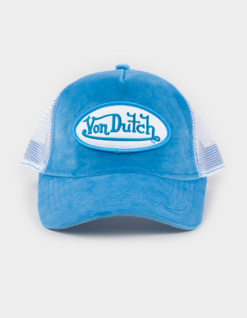 VON DUTCH Velvet Trucker Hat image number 1
