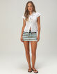 RSQ Womens Low Rise Stripe Mini Skort image number 1