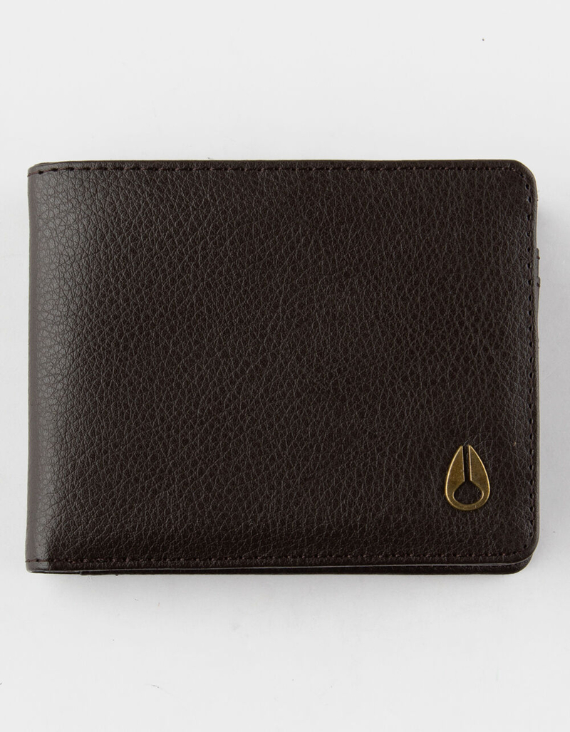 NIXON Cape Vegan Leather Brown Wallet image number 0