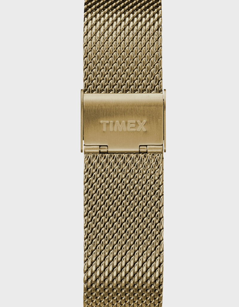 TIMEX Fairfield 41mm Stainless Steel Mesh Band Gold-Tone & Black Watch image number 2