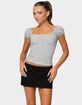EDIKTED Oleana Gathered Bust Top image number 1