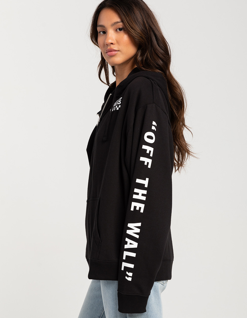 VANS Extra Fun Womens Oversized Zip-Up Hoodie image number 3
