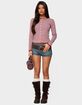 EDIKTED Rayla Striped Button Up Top image number 5