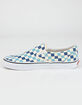 VANS Checkerboard Classic Slip-On Blue Topaz Shoes image number 4