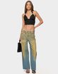 EDIKTED Aiva Backless Plunge Neck Halter Top image number 5