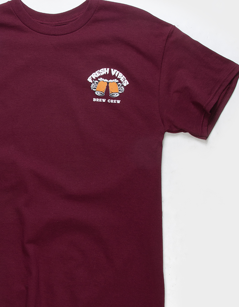 FRESH VIBES Brew Crew Mens Tee image number 3