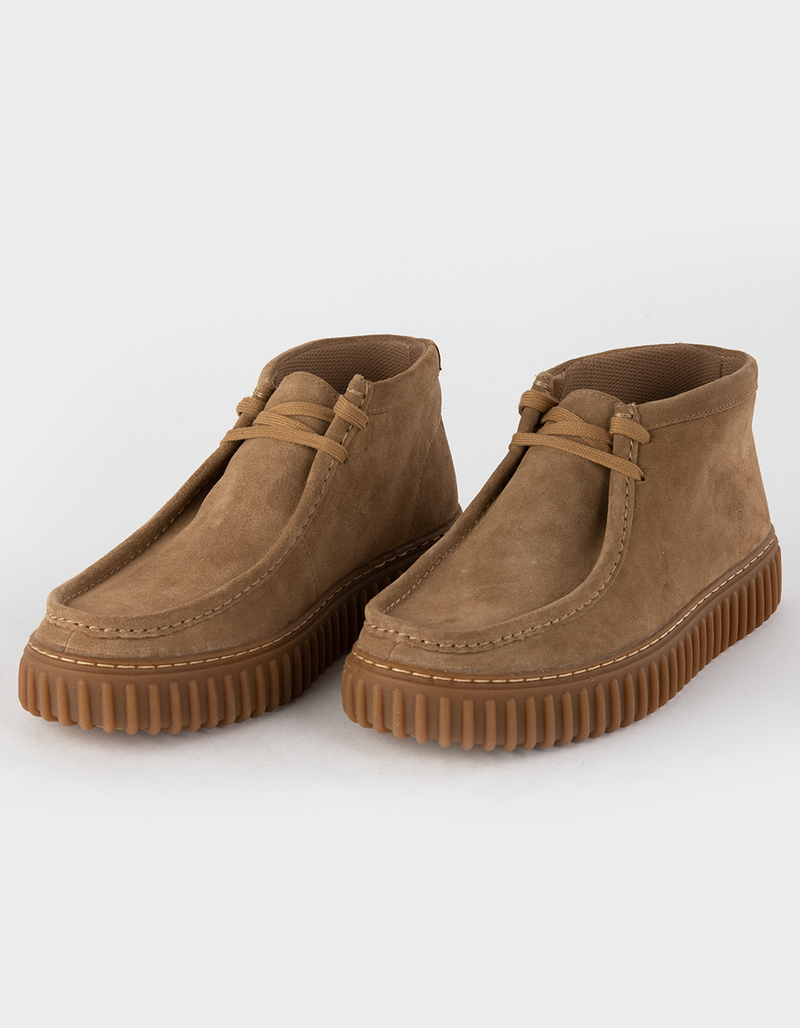 CLARKS Torhill Hi Mens Boots NATURAL Tillys