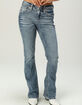 MISS ME Wing Pocket Womens Mid Rise Bootcut Jeans image number 4