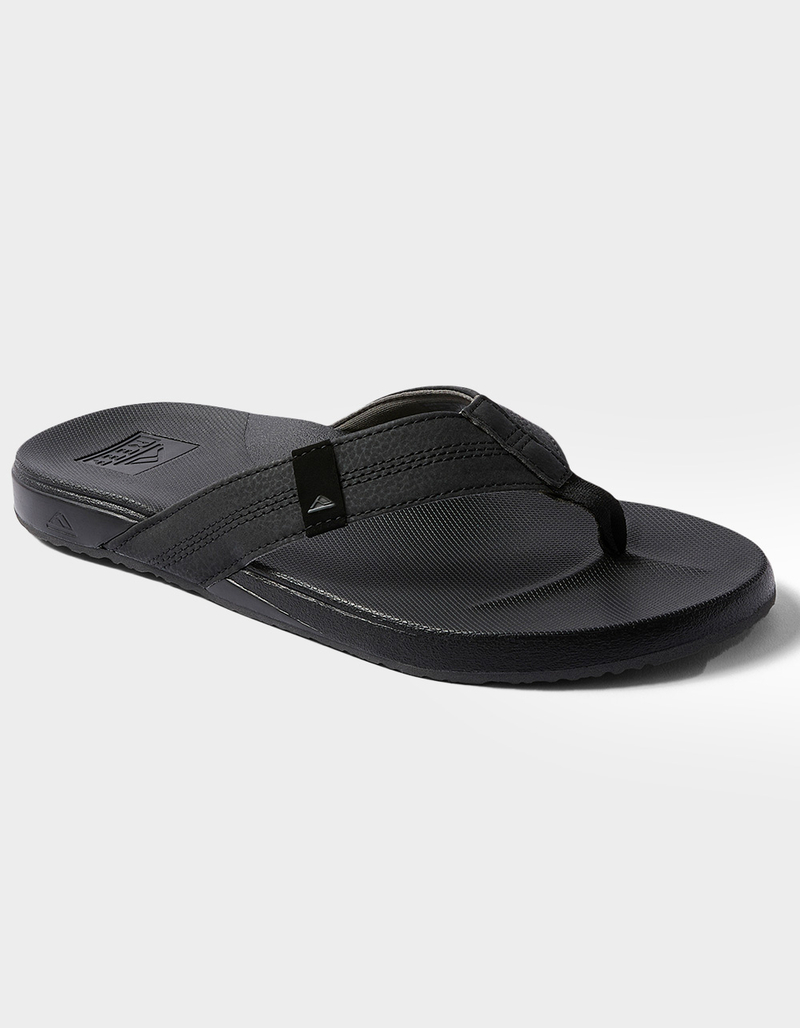 REEF Cushion Phantom Black Mens Flip Flops image number 0