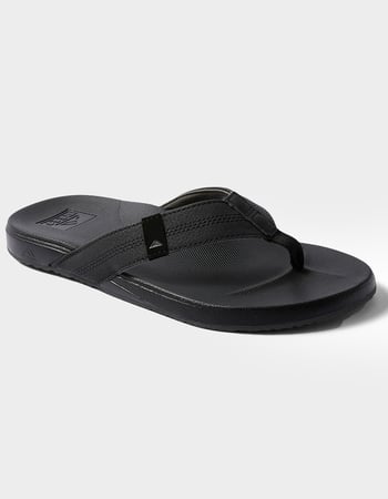 REEF Cushion Phantom Black Mens Flip Flops Primary Image