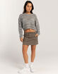 RSQ Womens Open Stitch Cropped Sweater image number 2
