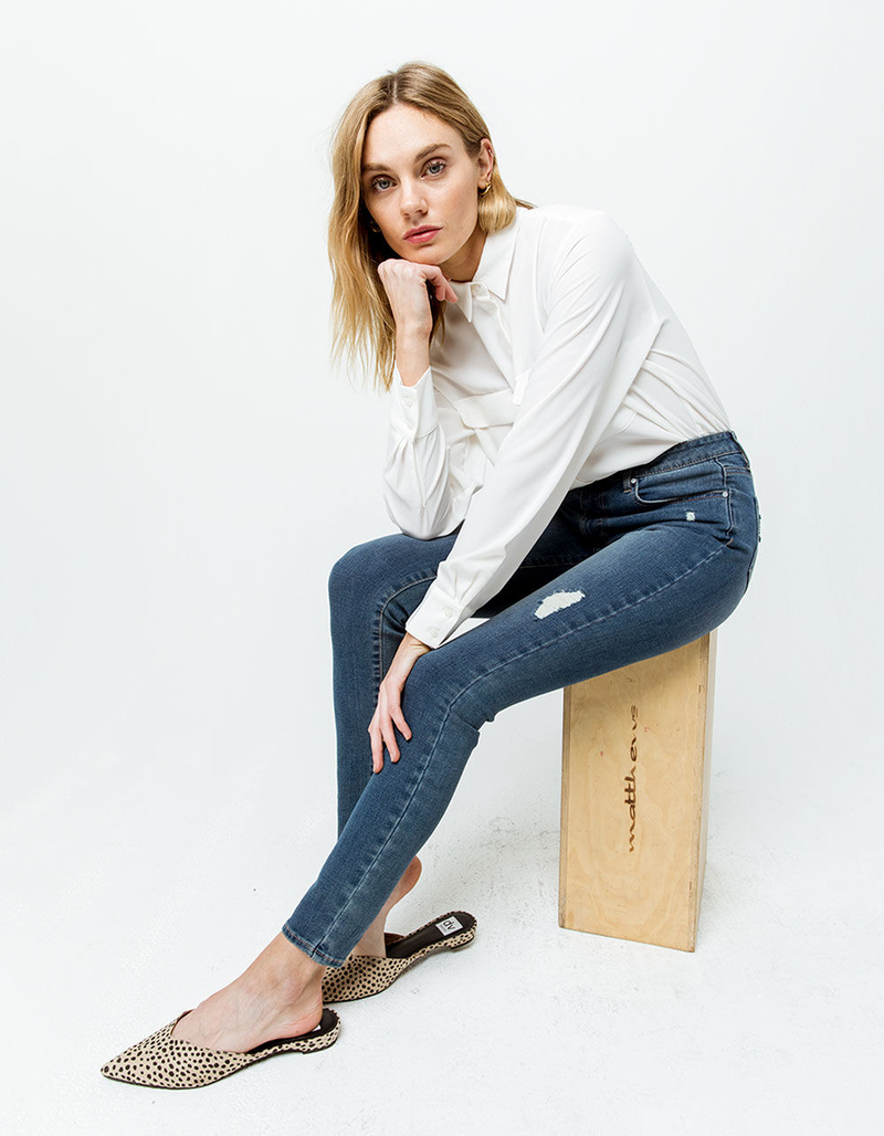 RSQ Miami Womens Ripped Jeggings image number 0