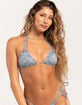 BILLABONG Denim Triangle Bikini Top image number 1