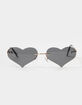 BLUE CROWN Flaming Heart Novelty Sunglasses image number 2