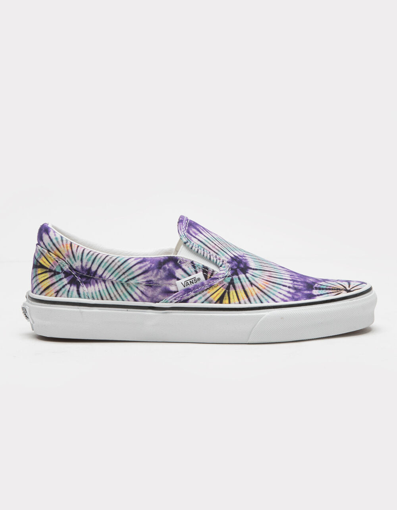 VANS Tie Dye Womens Classic Slip On Shoes image number 1
