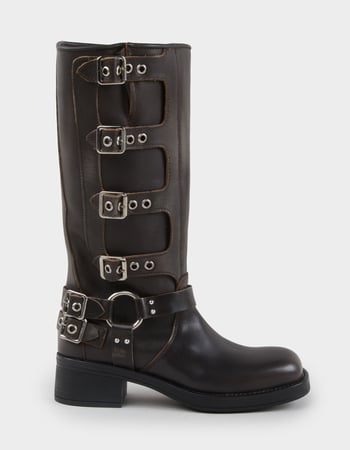 STEVE MADDEN Rocky Womens Leather Boots Primary Image