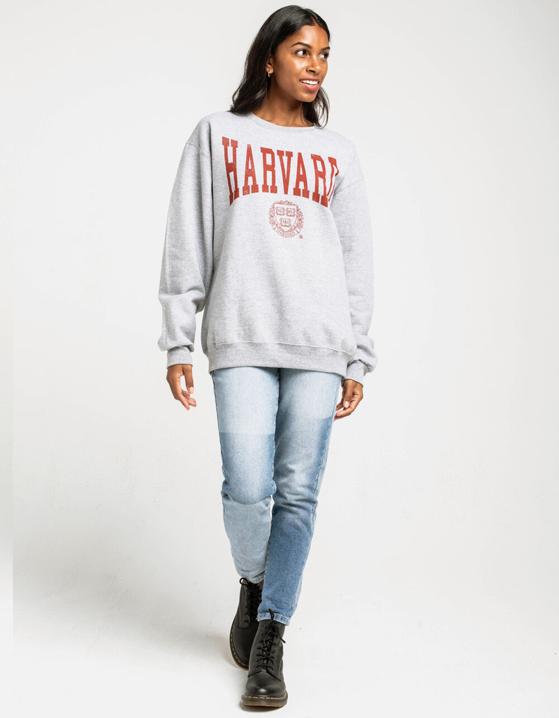 HARVARD Womens Crew Sweatshirt image number 4
