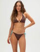FULL TILT Texture Tall Triangle Bikini Top image number 6