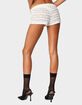 EDIKTED Maisley Sheer Lace Shorts image number 5
