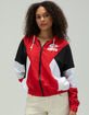 WEAR BY ERIN ANDREWS Kansas City Chiefs Womens Windbreaker Jacket image number 1