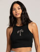 HURLEY Coconut Womens Crop Tank Top image number 1