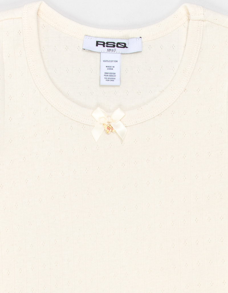 RSQ Girls Butterfly Double Layer Top image number 2