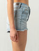 RSQ Vintage Womens High Rise Denim Shorts image number 2