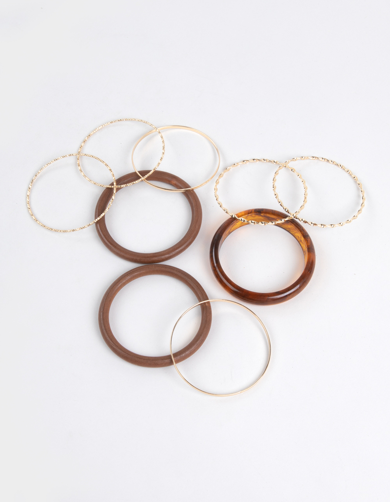 FULL TILT Multi Bangle Bracelet Set image number 0