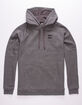 UNDER ARMOUR Rival Charcoal Mens Hoodie image number 1