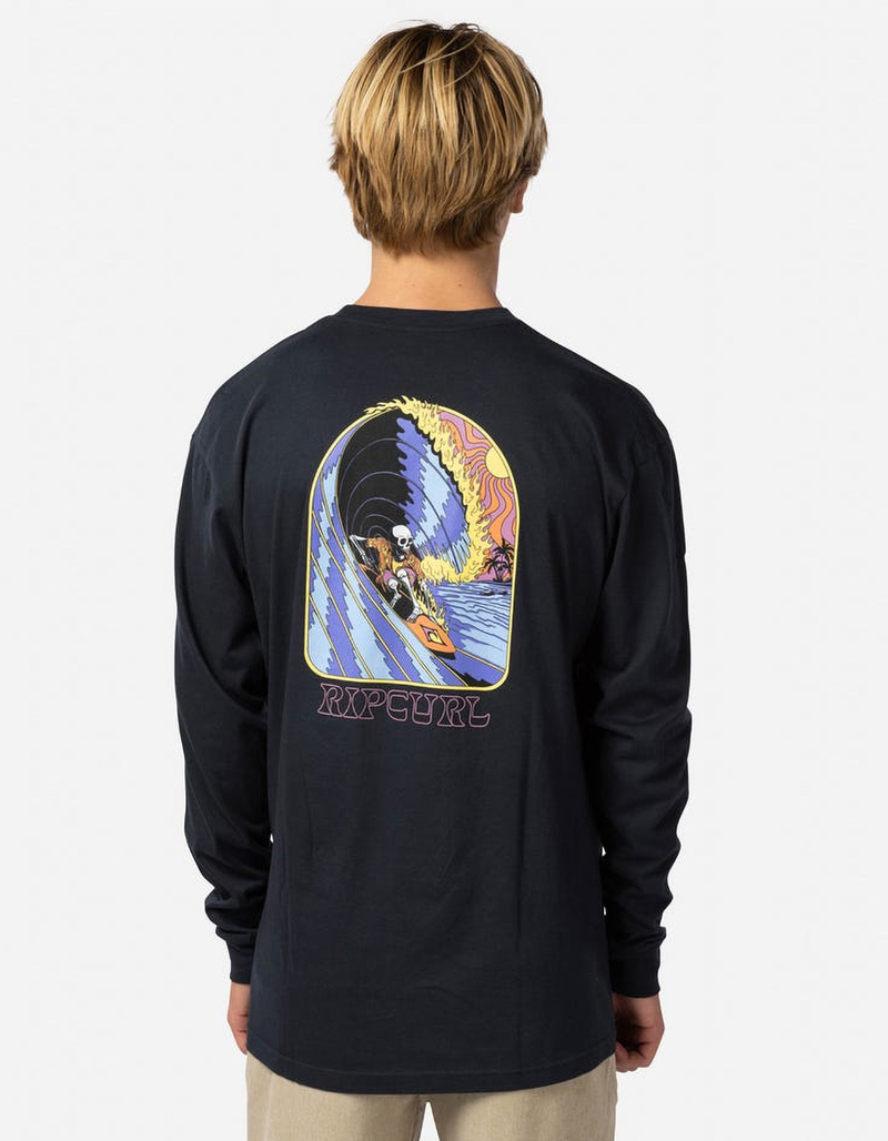 RIP CURL Shred Till Dead Mens Tee image number 0