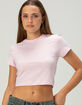 NIKE Sportswear Chill Knit Womens Crop Tee image number 1