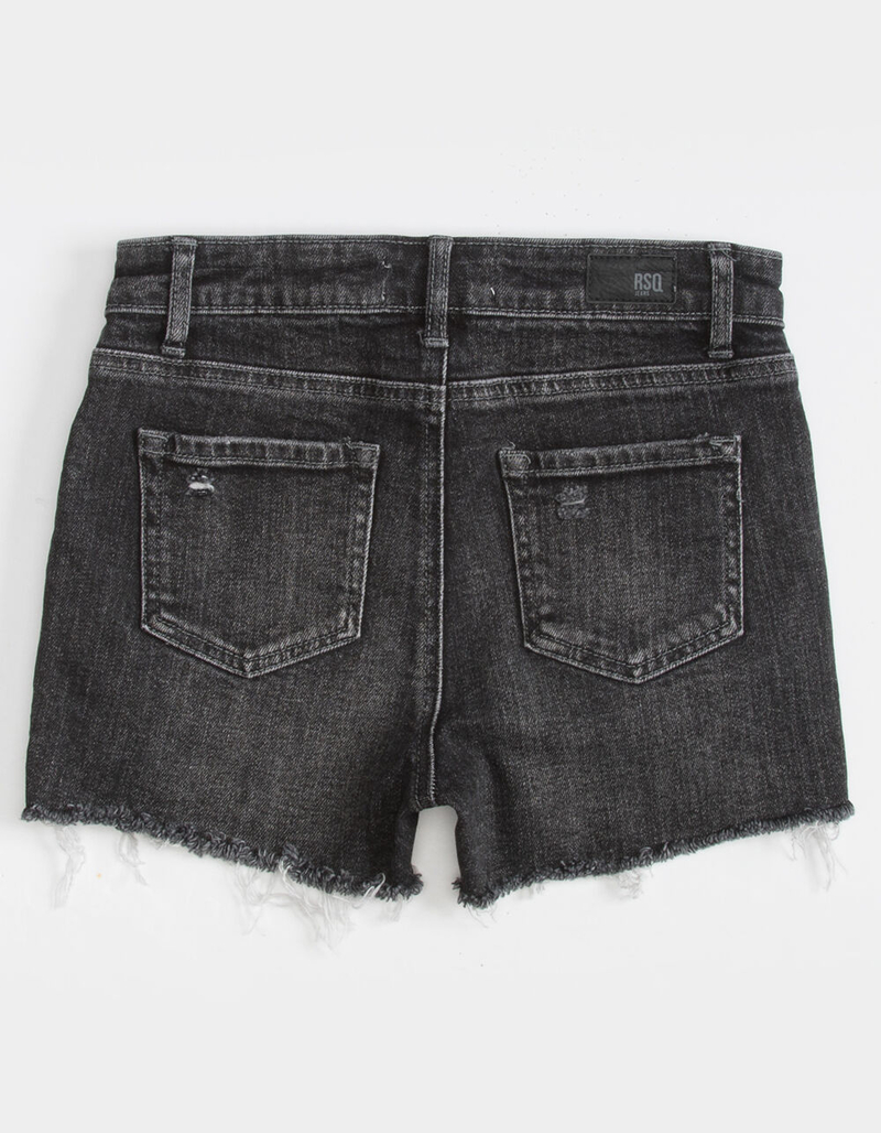 RSQ Vintage High Rise Distressed Girls Denim Shorts image number 1