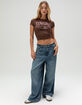 RSQ Womens Low Rise Extreme Baggy Jeans image number 5