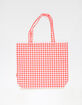 MONCHHICHI Gingham Tote Bag image number 4