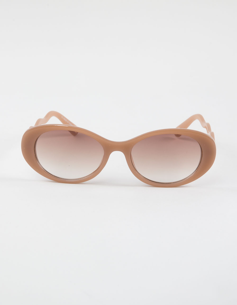 RSQ Oval Wave Sunglasses image number 1