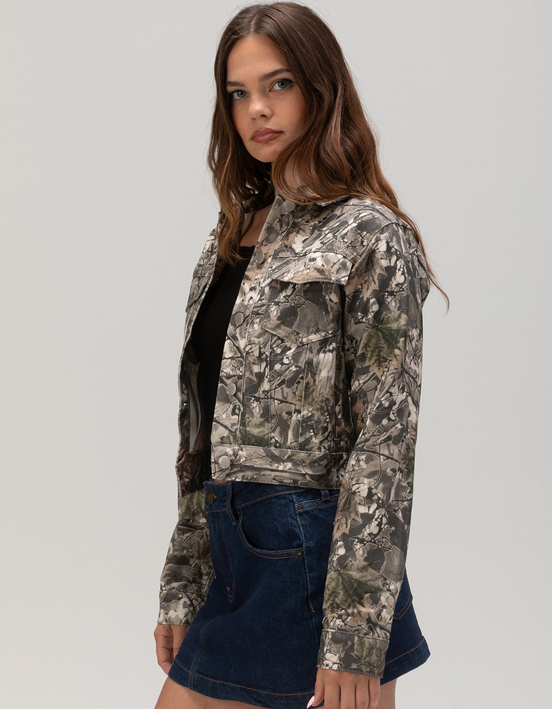 RSQ Womens Camo Trucker Jacket image number 2