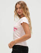FULL TILT Lily Womens Baby Tee image number 3