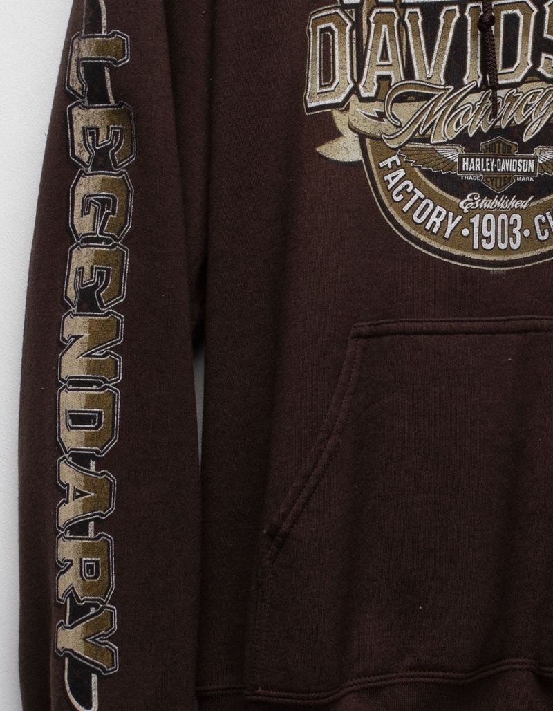 RESTORED by Tillys Mens Vintage Harley Davidson Hoodie image number 3