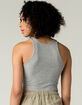 FREE PEOPLE FP Movement High Neck Ribbed Womens Crop Tank image number 3