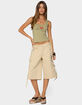 EDIKTED Avelisse Cotton Cargo Bermuda Shorts image number 4