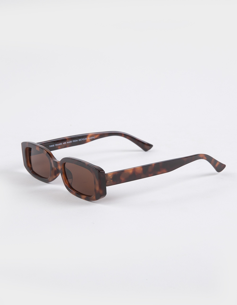 RSQ Rectangle Plastic Sunglasses image number 0