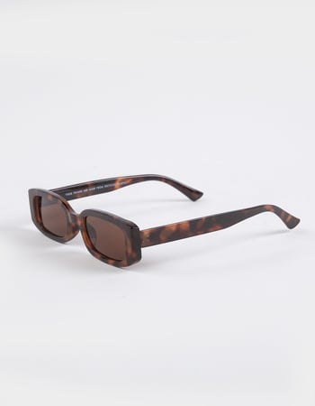 RSQ Rectangle Plastic Sunglasses Primary Image
