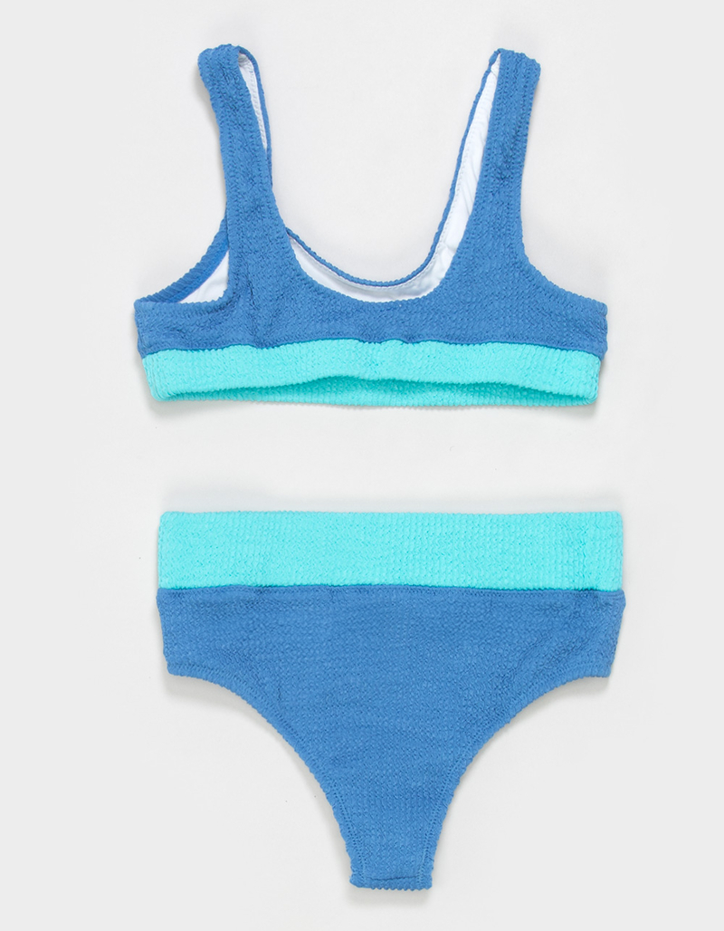 SEAESTA SURF Texture Girls Bralette Bikini Set image number 1
