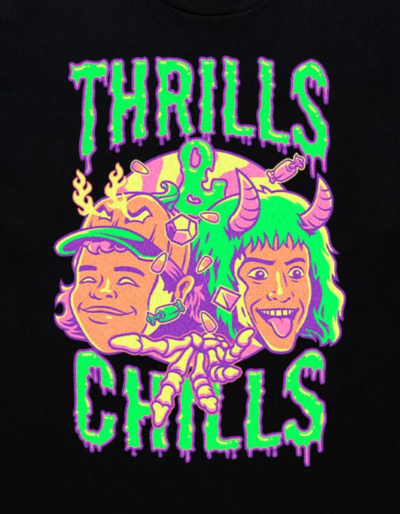 STRANGER THINGS Thrills Chills Drip Unisex Tee image number 1
