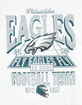 THE WILD COLLECTIVE Philadelphia Eagles End Zone Mens Boxy Tee image number 2